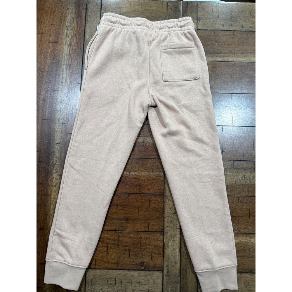 Jordan Boys Essentials Fleece Jogger Pants Tan Beige Jumpman Logo Size S 8-10 - Picture 2 of 3